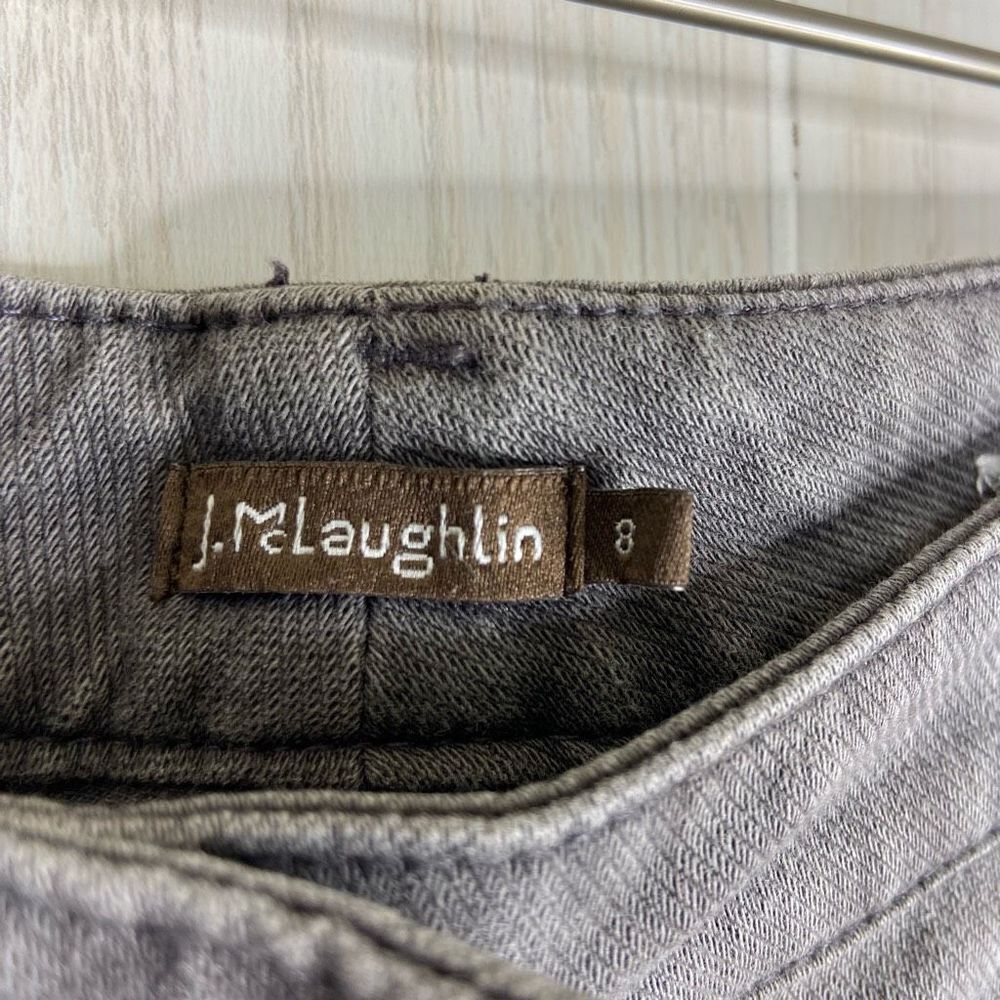 J. McLaughlin Grey Skinny Jeans Size 8 - Picture 3 of 7